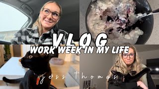 nurse VLOG work week in my life new glasses busy week hanging at home [upl. by Sielen]