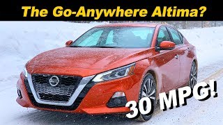 2019 Nissan Altima AWD  Winter Drive [upl. by Reywas]