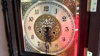 Custom cheap 31 days grandfather clock convert with Hermle triple chime movement [upl. by Idok]