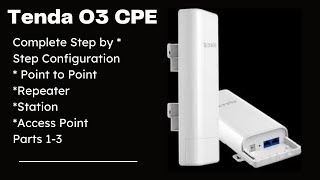 How To Configure Tenda o3 CPE Point to Point  Tenda o3 ko kesy configure krty hain Ptp  Part 13 [upl. by Ricki]