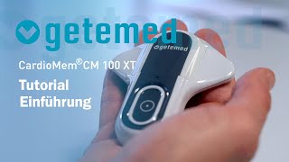 EKG Looprekorder CardioMem CM 100 XT  Tutorial Einführung 15 deutsch [upl. by Elagiba]