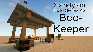 Modded Minecraft Minecolonies Sandyton Build Series 42  The Beekeeper [upl. by Frants]