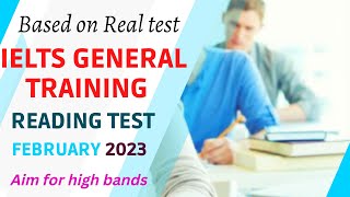 IELTS reading general practice test 2023 with answers [upl. by Grochow]