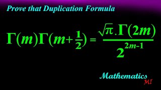 Duplication Formula  Beta and Gamma Function  Properties of Beta and Gamma Function [upl. by Keegan]