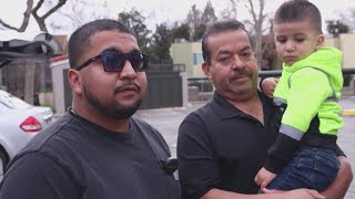 I know what it is like to suffer Salvadorans helping Venezuelans in Fresno [upl. by Erie]