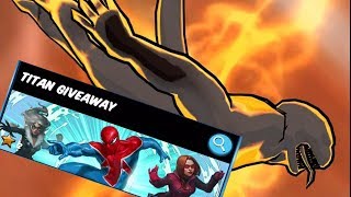 VIP amp Titan Giveaway Pack Opening  MARVEL SpiderMan Unlimited [upl. by Aleen]