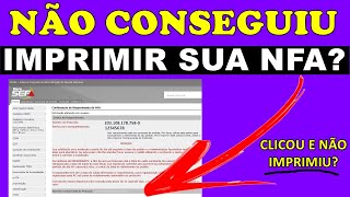 MEI  Como Acompanhar Liberação da Nota Fiscal Avulsa NFA [upl. by Niar]