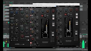 Mixing Drums with Brainworx bxconsole AMEK 200 [upl. by Prader]