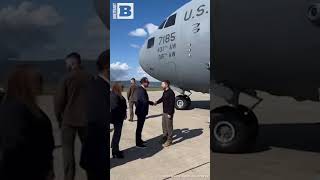 Zelensky Lands In Pennsylvania Stepping Off US Air Force Aircraft [upl. by Osbert]