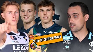 Carlton EXPLODE open the Trade Period  3 For Pick 3 and Why and how it needed to be done [upl. by Mihalco778]