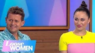 Strictlys Mike Bushell and Katya Jones on Their 32 Point Score  Loose Women [upl. by Raynold]