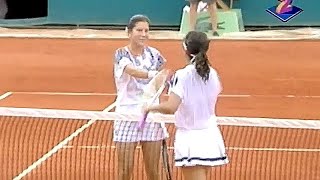 Monica Seles vs Gabriela Sabatini 1992 Roland Garros SF Highlights [upl. by Llyrpa]