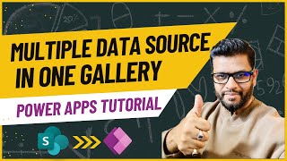 Power Apps Multiple Data Sources in one Gallery PowerApps PowerAutomate delegation sharepoint [upl. by Philis60]
