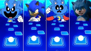 Sonic The Hedgehog 🔴 Sonic Prime 🔴 Smiling Sonic 🔴 Smiling Critters Sonic  Coffin Dance  Tiles [upl. by Ahtiek]