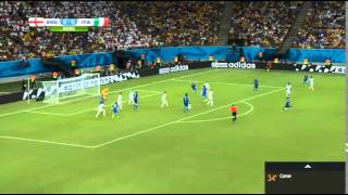 Claudio Marchisio BRILLIANT GOAL  Italy vs England 1 2  World Cup 2014 [upl. by Jeraldine543]