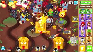 Beating Muddy Puddles IMPOPPABLE BTD6 no Monkey knowledge [upl. by Lita522]