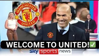 🚨ZIDANE’S UNEXPECTED APPEARANCE COULD THIS SIGNAL A TURNING POINT FOR MANCHESTER UNITED⚽ [upl. by Nwahsaj414]