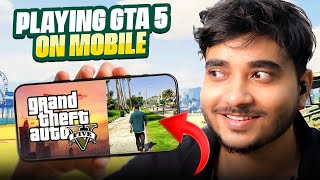 Play GTA 5 On Mobile 😍 At 30 FPS Full Guide Mobox  NO PC Or Cloud Gaming Required Not Clickbait [upl. by Ahsieker]