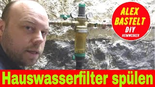 Hauswasserfilter reinigen und rückspülen [upl. by Fezoj]