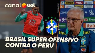 DORIVAL JR CONFIRMA MUDANÇAS NO TIME TITULAR DA SELEÇÃO BRASILEIRA PARA JOGO CONTRA O PERU [upl. by Leong]