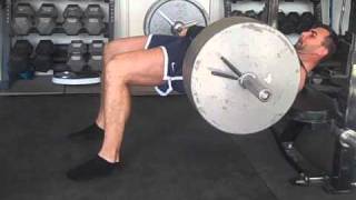 Bret Hip Thrusts 405 for 10 Reps [upl. by Nosac]