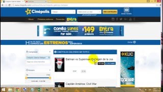 Cartelera cinepolis [upl. by Llerref]