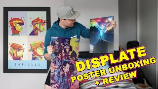 Displate Medium and Large Metal Poster Unboxing amp Review  Matte vs Gloss comparison [upl. by Areikahs]