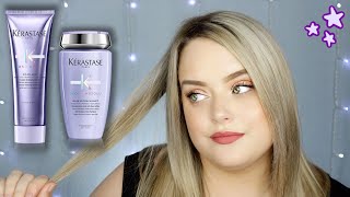 KÈRASTASE PURPLE SHAMPOO amp CONDITIONER REVIEW Courtneyroshell [upl. by Howe]