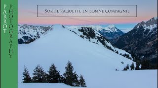 Photo de paysage Vlog 18 Sortie raquette en bonne compagnie avec Sylvain et Frédéric et [upl. by Rheinlander820]