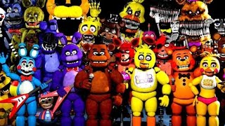 all fnaf characters sing fnaf song part 1 [upl. by Yliab]