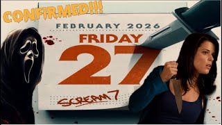 SCREAM 7 RELEASE DATE CONFIRMED [upl. by Ayamahs224]