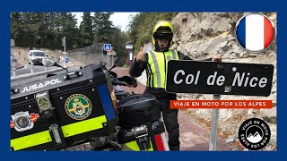 🇫🇷 Viaje en moto por los Alpes 2023 COL DE NICE [upl. by Atinus]