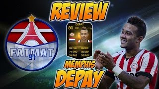 FUT15  Player Review  Memphis Depay IF AG  80  FR [upl. by Atterrol904]