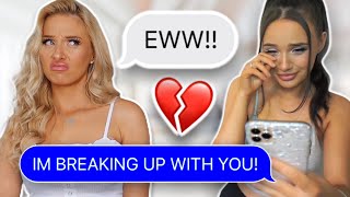 My Boyfriend BROKE UP with me PRANK on my SISTER [upl. by Vento261]