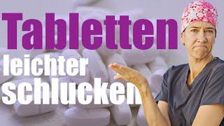 TABLETTEN SCHLUCKEN lernen  RICHTIG einnehmen [upl. by Atiuqnahs]