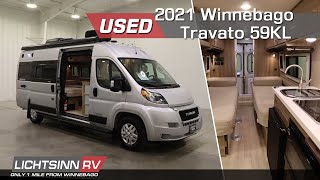 Used 2021 Winnebago Travato 59KL  Class B Gas Motorhome  LichtsinnRVcom [upl. by Geoffry980]