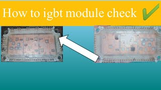 How to Vfd IGBT MODULE checkvfd troubleshooting  vfd maintenance [upl. by Deehsar]