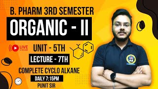 cycloalkanes  preparation of cycloalkanes  reaction of cycloalkanes  physical properties  Unit5 [upl. by Cathleen24]