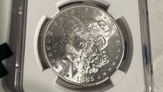 1885S NGC MS61 CAC Morgan Silver Dollar [upl. by Negem]