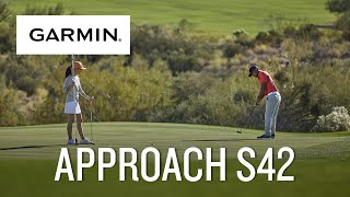 Garmin  Approach S42  Montre GPS de golf connectée [upl. by Lyssa]