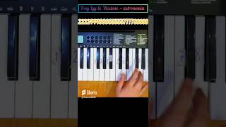 Tony Igy amp Vicetone — Astronomia piano tutorial 🎹 music piano keyboard tutorial easy shorts [upl. by Manus622]