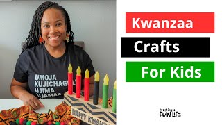 Easy Kwanzaa Crafts for Kids kwanzaa kwanzaa365 kidscraft [upl. by Schlessel]