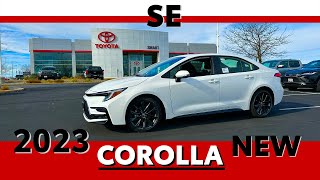 2023 Corolla SE Walkaround Review whats new  Smart Toyota Madison [upl. by Kirsti517]