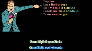 Yuppies Luca Barbarossa con testo scorrevole [upl. by Airom]