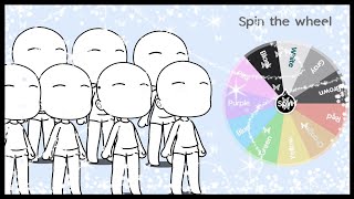 Family of 7 Gacha spin the wheel challenge [upl. by Narrad]