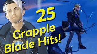 Land hits on enemy players using the Grapple Blade Fortnite EASY and FAST [upl. by Erastus]