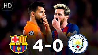 Barcelona vs Manchester City 40 All Goals amp Highlights Group Stage Champions League 20162017HD [upl. by Nairred]