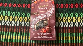 Lindor Maple Chocolate review🍁🍫 [upl. by Zicarelli]