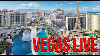 Vegas During Covid Pandemic will SHOCK You 😷 🔴Vegas LIVESTREAM [upl. by Swan539]