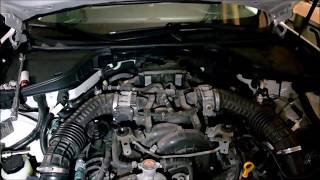 Infiniti M56 coolant leak pt 2 Thermostat housing common issue [upl. by Evangelina]